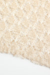 SWAYING/KNIT hollow eyelet long-sleeved top (two pieces) SW24SS1T54 apricot PS76